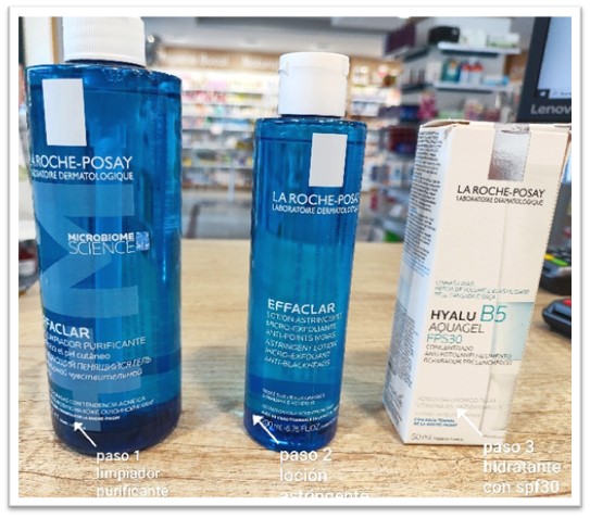 Rutina La Roche Posay para acné leve o moderado